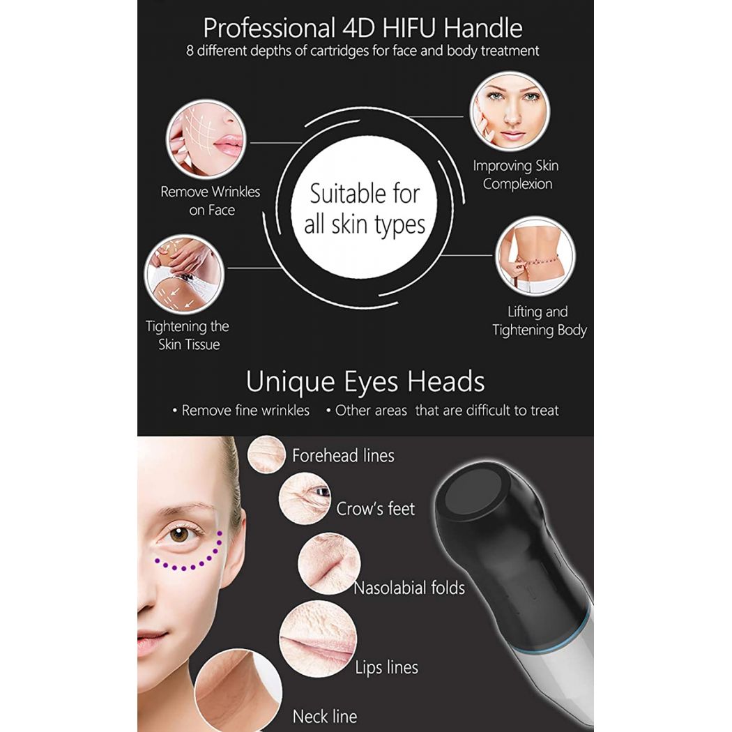 HIFU Face Lifting Wrinkle Removal Body Slimming Machine 